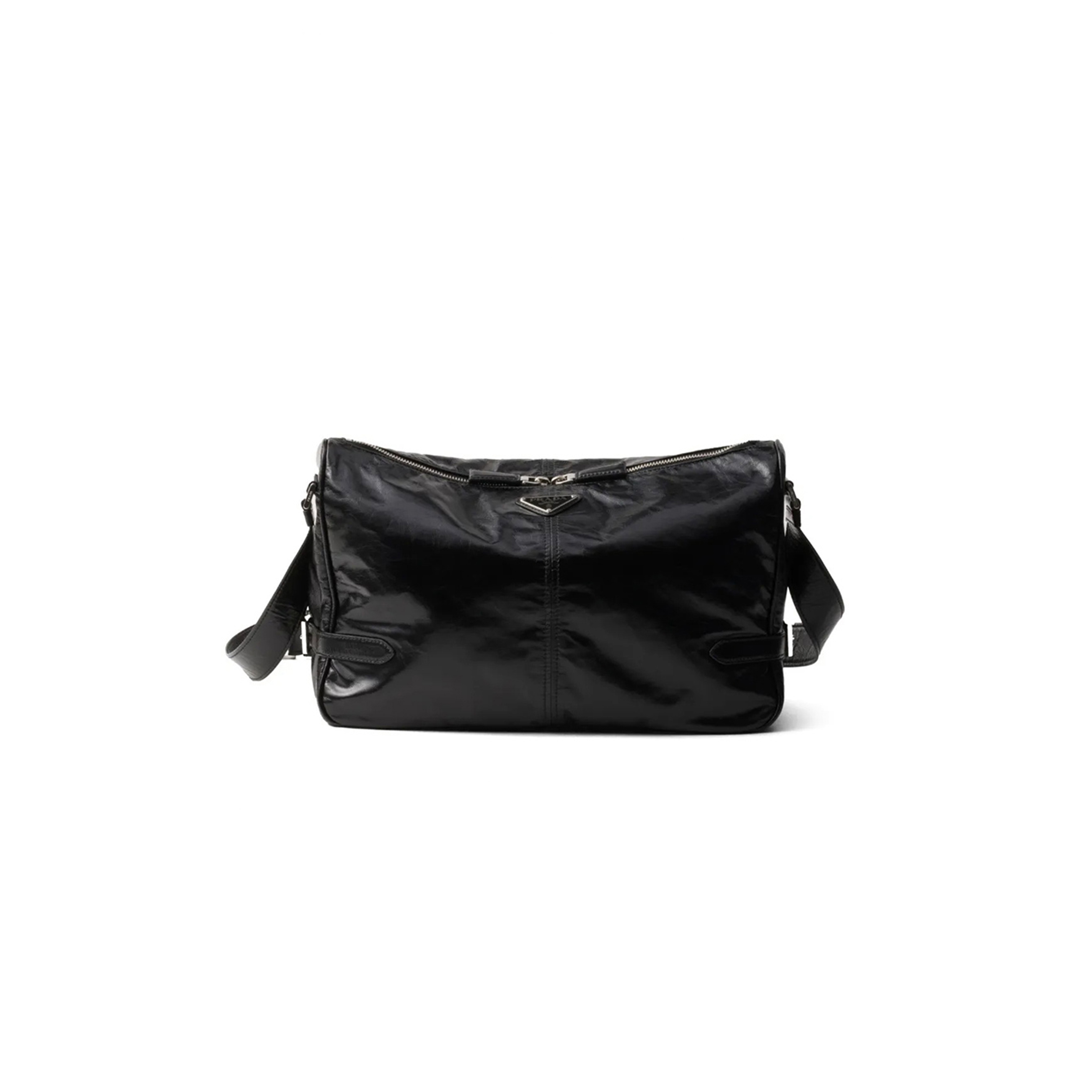 PRADA LEATHER SHOULDER BAG 2VH187 (35*22*12cm)
